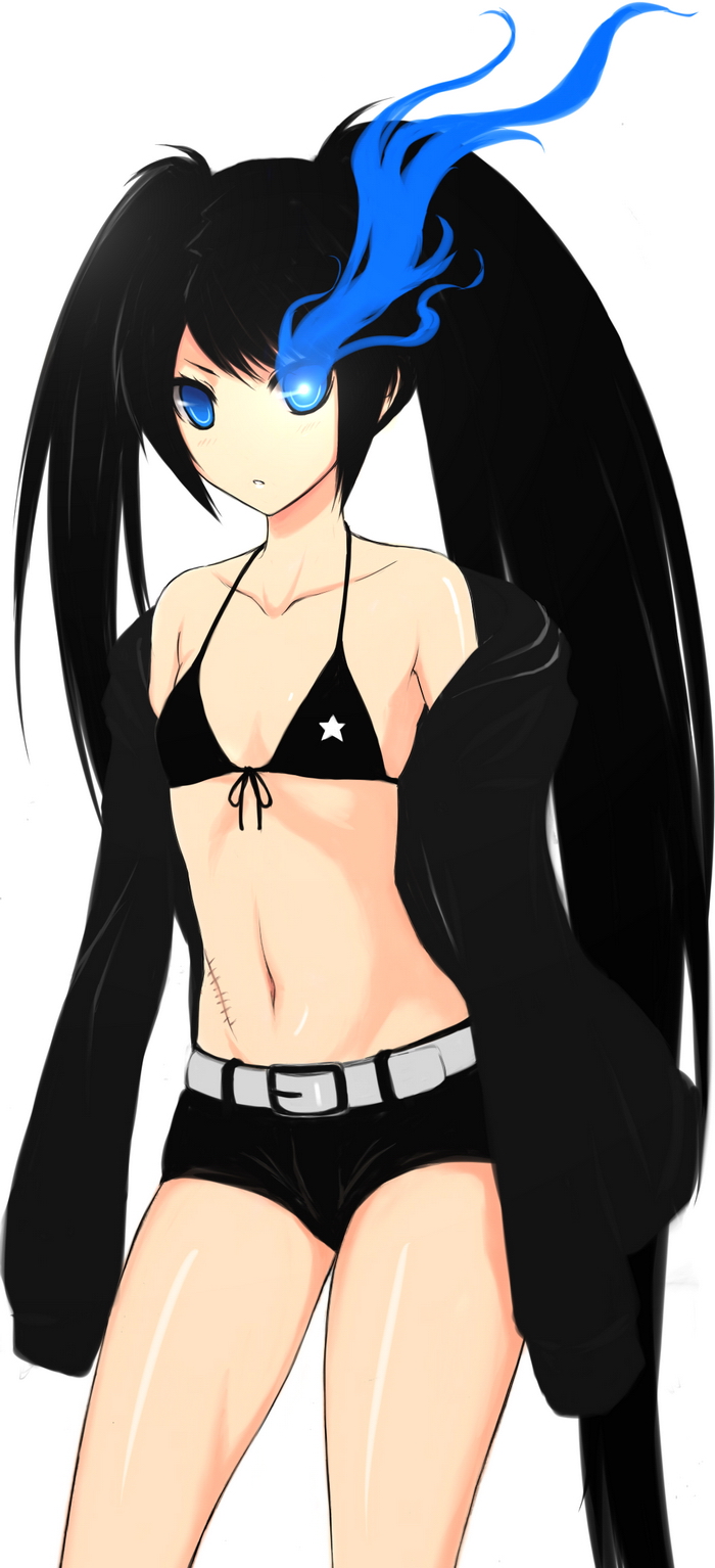 Chikage36 Black Rock Shooter Vocaloid Black Rock Shooter Character Bikini Top Swimsuits 1260